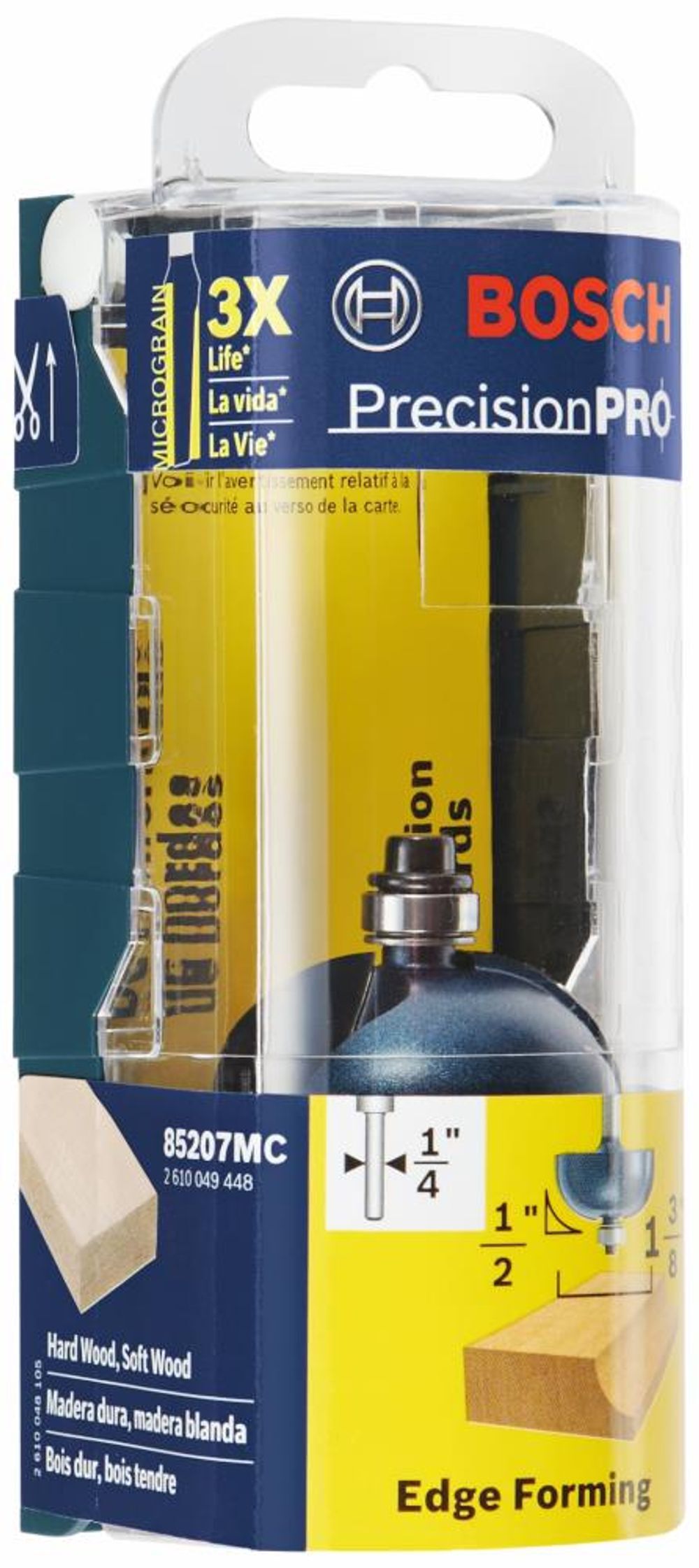 Bosch 1/2in x 5/8in Carbide Tipped Cove Router Bit, large image number 2