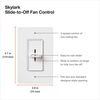Lutron Skylark 120V 1.5A White Slide Fan Speed Control Switch, small image number 3