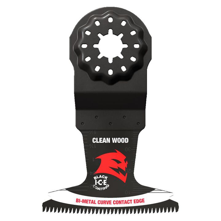 Diablo Tools 2-1/2in Starlock Bi-Metal Oscillating Blade for Clean Wood 10pk