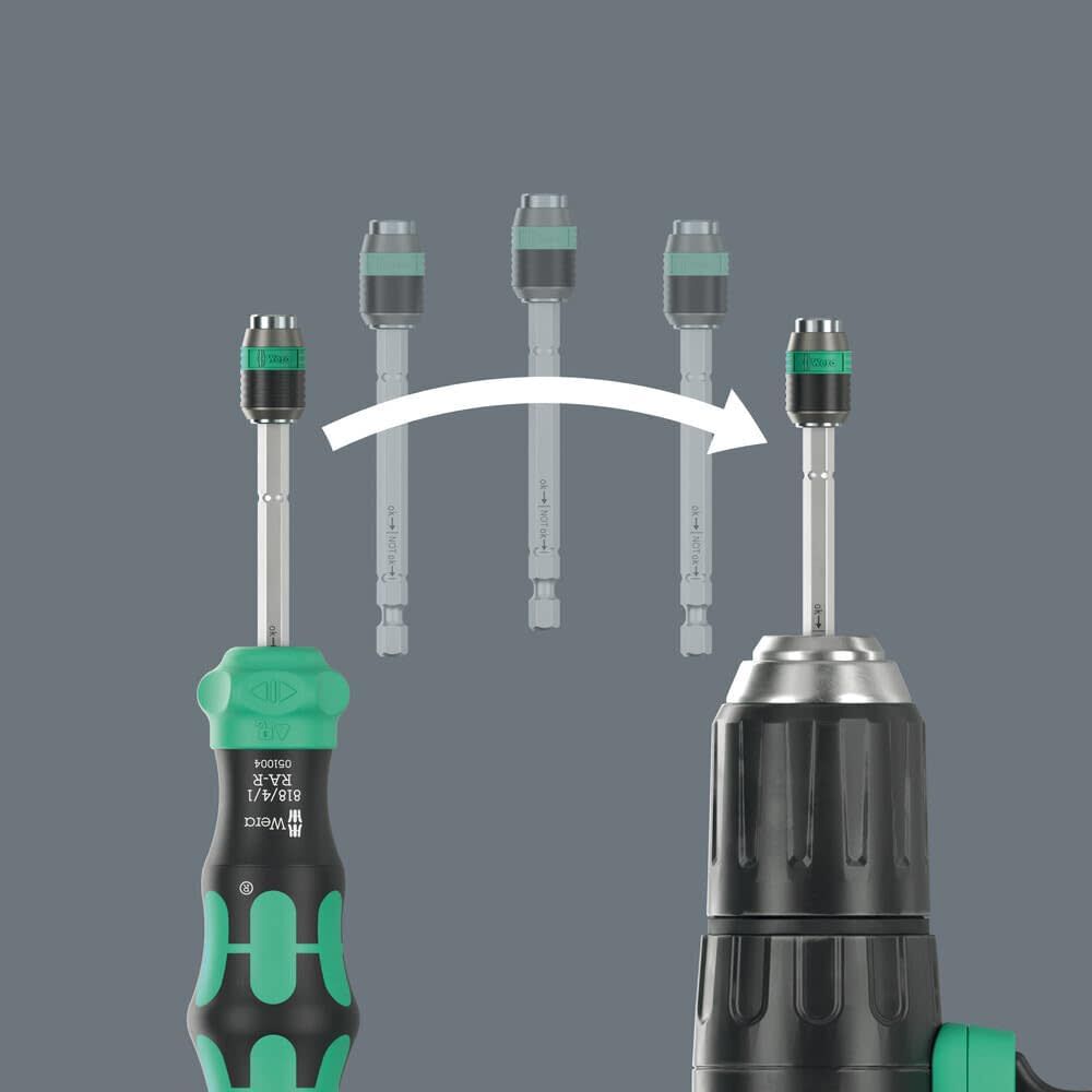 Wera Tools Kompakt 20 RA-R Kraftform Screwdriver Bit Set with Pouch, 6 Pieces, large image number 5