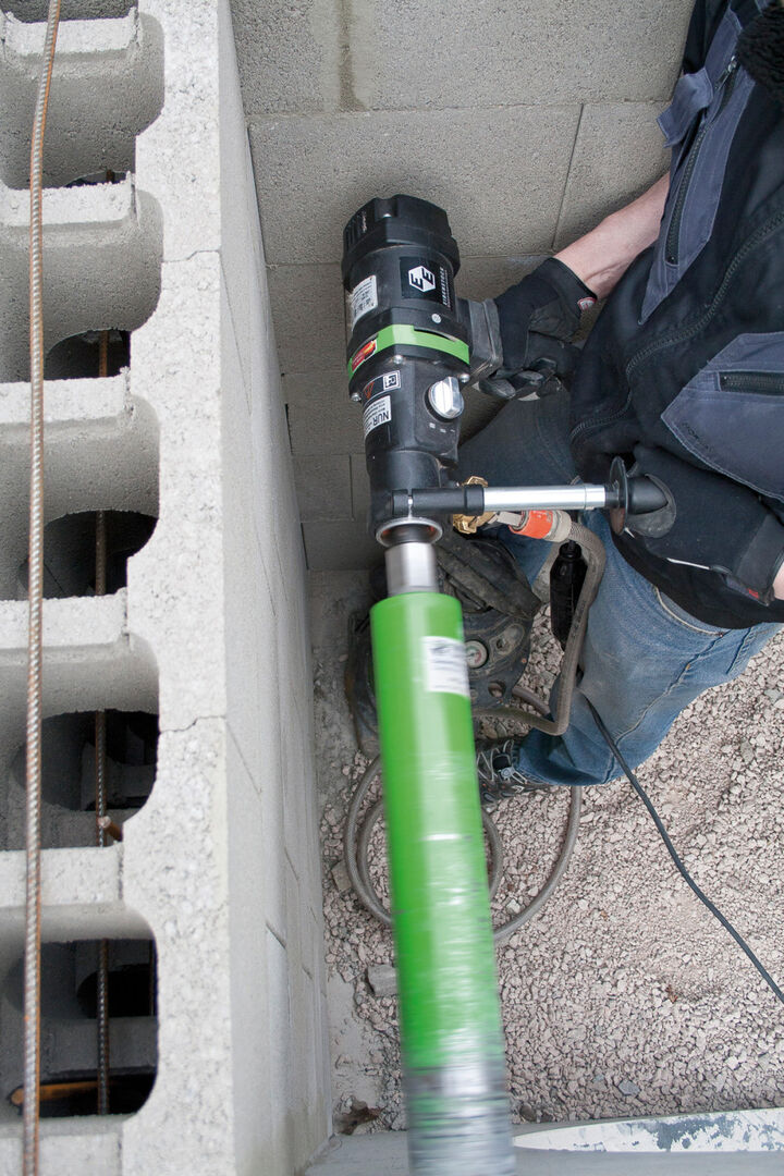 CS Unitec 3-Speed 120V 6 Inch Wet Hand Held Core Drill for Concrete, large image number 1