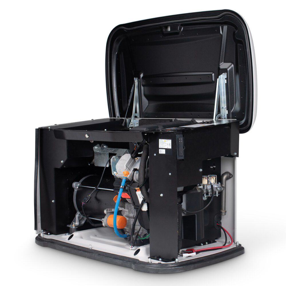 Generac Next Generation 14000 Watt 14kW Dual Fuel 50 State Air Cooled Home Standby Generator, large image number 4