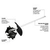 Milwaukee M18 FUEL QUIK-LOK Cultivator Attachment, small image number 4