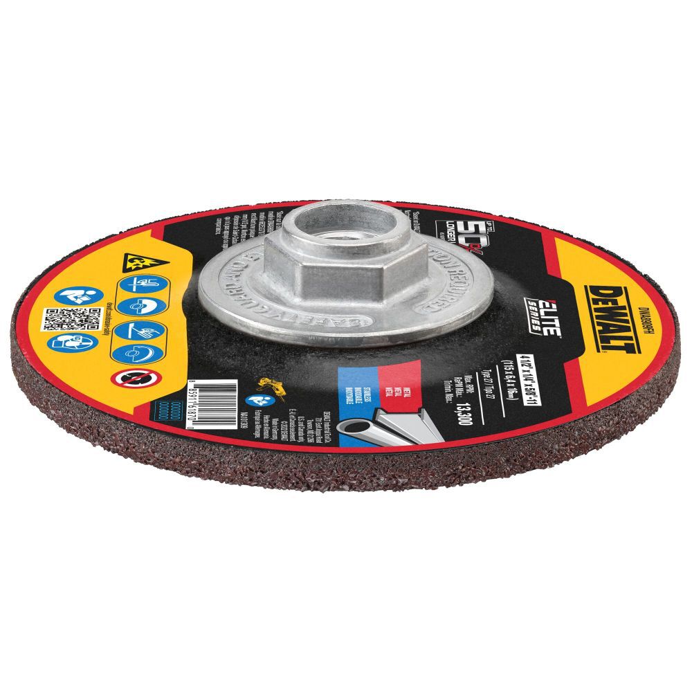 DEWALT 4-1/2 X 1/4 X 5/8-11 XP Ceramic Grinding Wheel, large image number 3