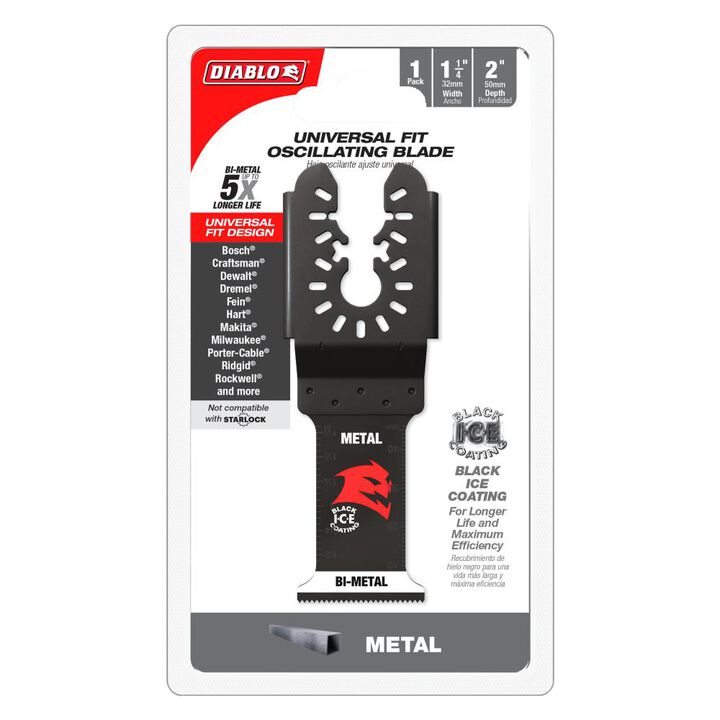 Diablo Tools 1-1/4in Universal Fit Bi-Metal Oscillating Blade for Metal, large image number 3