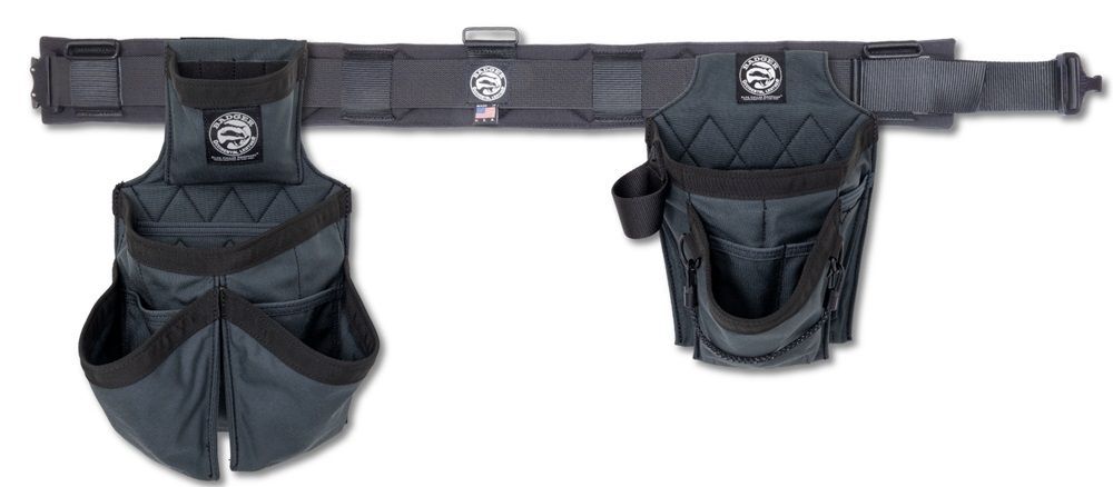 Badger Tool Belts Electrician's Tool Belt Set, Medium, Gunmetal Grey, large image number 1