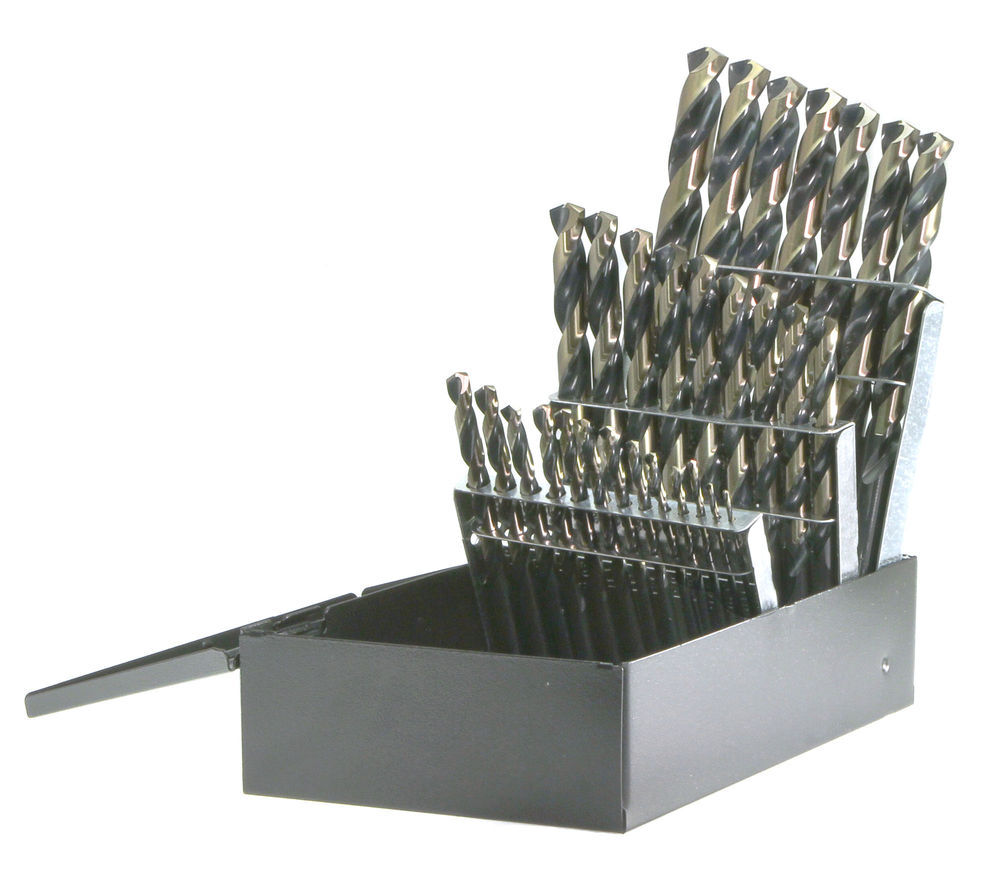 Drillco Nitro Heavy-Duty Jobber Length Drill Bit Set, 29 Pieces, large image number 2
