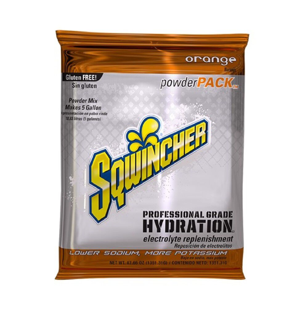 Sqwincher Mix and Serve Electrolyte Beverage Mix 5 Gallon Orange, large image number 1