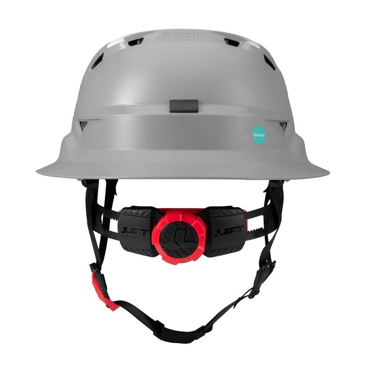 Lift Safety RADIX Type 2 Full Brim Hard Hat, Vented, Gray, large image number 1