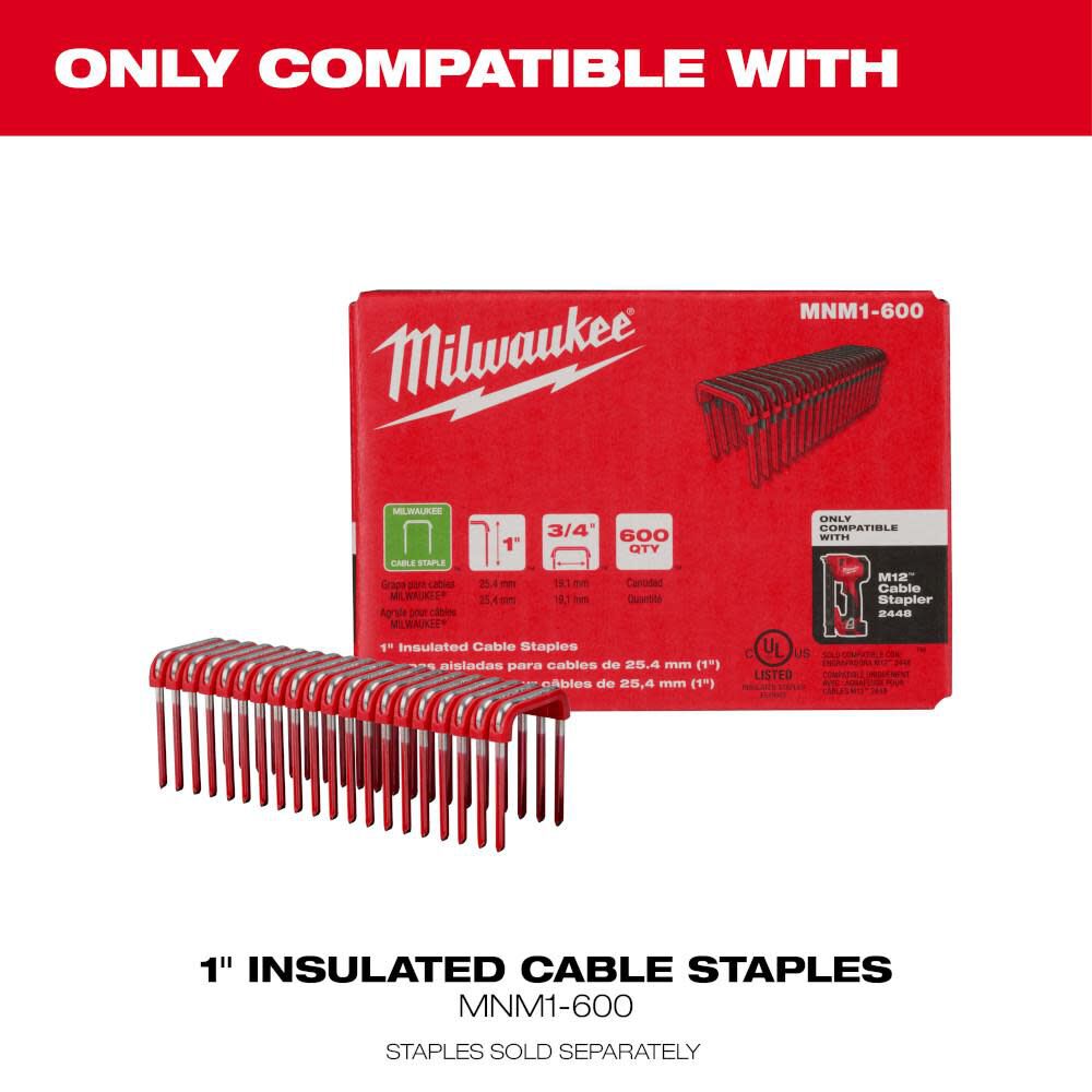 Milwaukee M12 Cable Stapler Kit, large image number 5