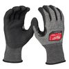 Milwaukee Cut Level 3 High-Dexterity Nitrile Dipped Gloves - M, small image number 1