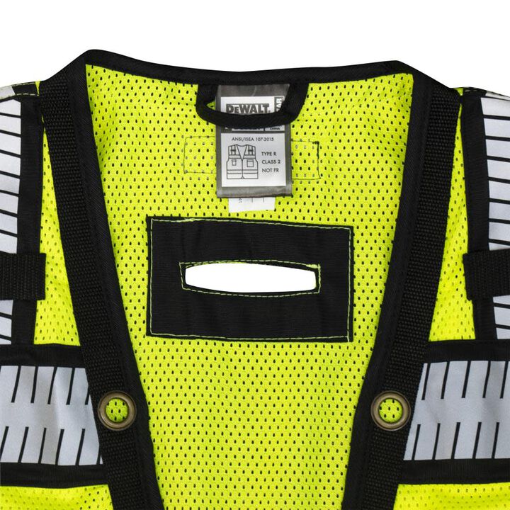 DEWALT Class 2 Heavy Duty Surveyor Vest, Hi-Vis, Large, large image number 2