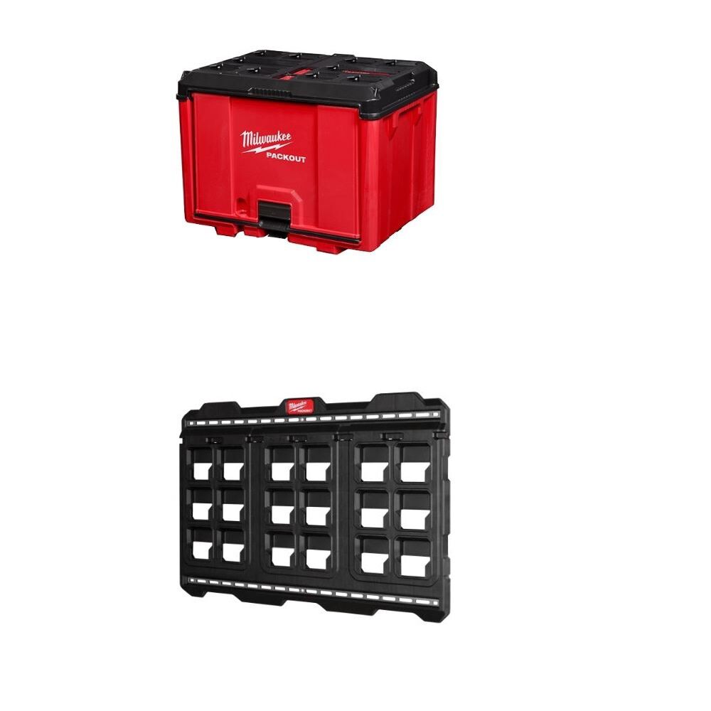 Milwaukee Packout 50 Pound Cabinet, 150 Pound Packout Large Wall Plate, large image number 1