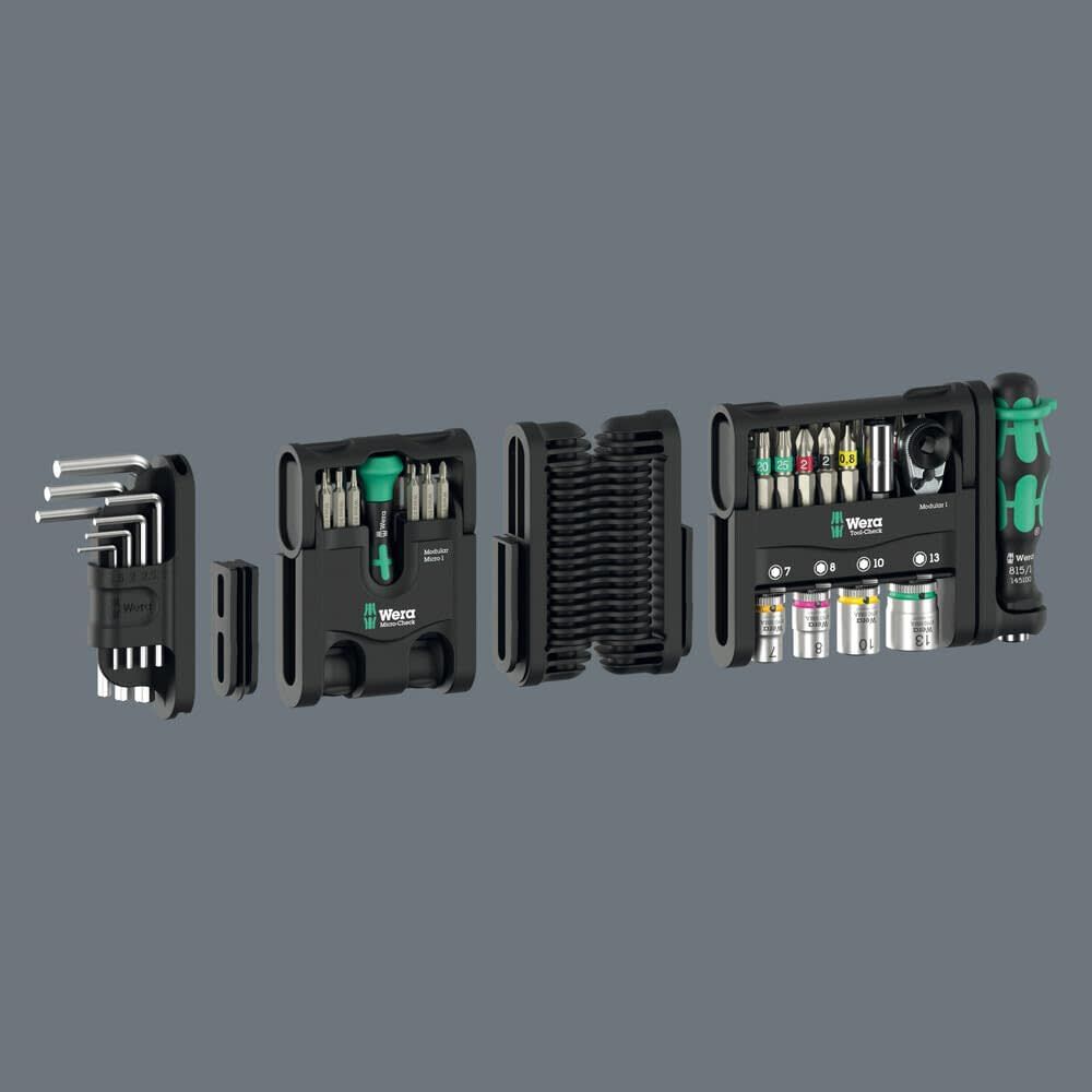 Wera Tools Chrome-Vanadium Tool-Check Modular Set Imperial 1, 50 Pieces, large image number 2