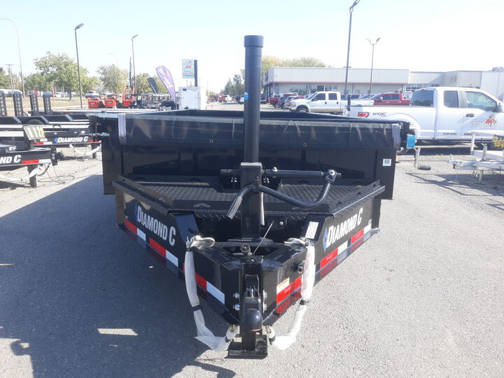 Diamond C 14 Ft. x 82 Inch Heavy Duty Low Profile Telescopic Dump Trailer, large image number 2