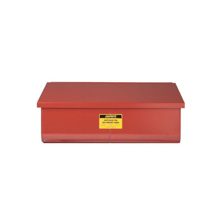 Justrite 22 Gallon Red Steel Rinse Tank with Fusible Link & Drain Plug