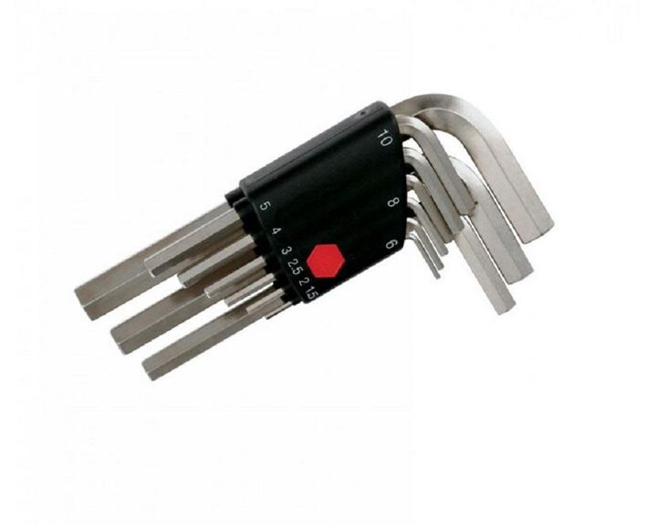 Wiha Hex L-Key Short Arm Metric 9 Pc. Set