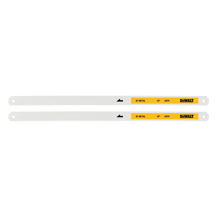 DEWALT 10 Inch Hacksaw Blade, 2 Pieces