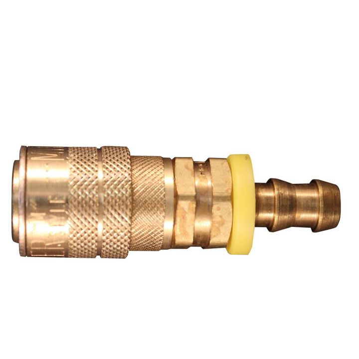 Milton 1717-6 3/8in Hose Barb M-Style Push On and Lock Coupler