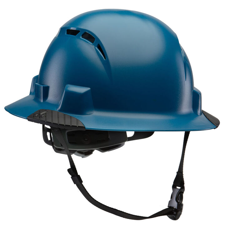 Lift Safety IDAX Full Brim Vented Blue Hard Hat, large image number 3