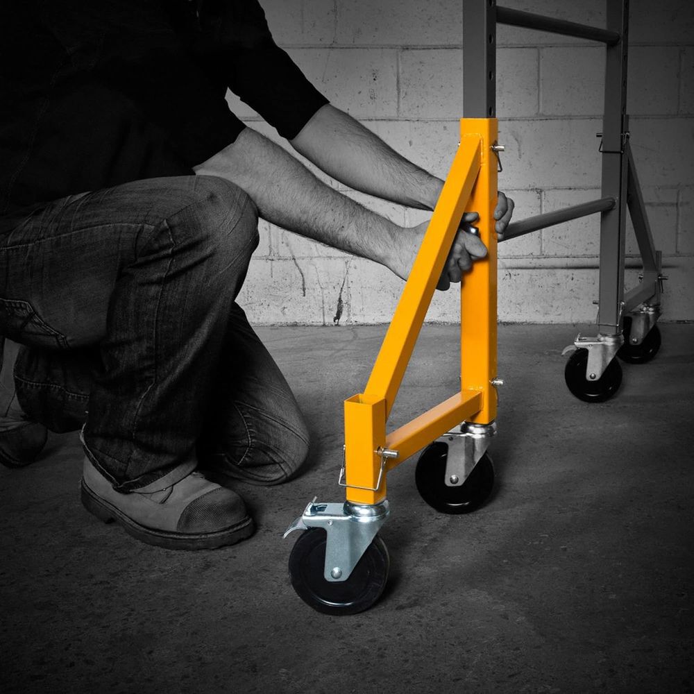 Metaltech 14in Outriggers with Casters for Jobsite Baker Scaffolds 4pk, large image number 9