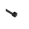 HellermannTyton PA66 Black 30 Lbs Tensile 6 in Long UL Rated Cable Tie 100qty, small image number 1