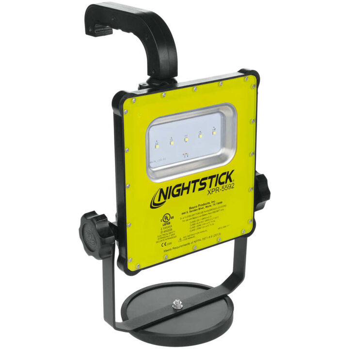 Nightstick Rechargeable Intrinsically Safe Area Light with Magnetic Base