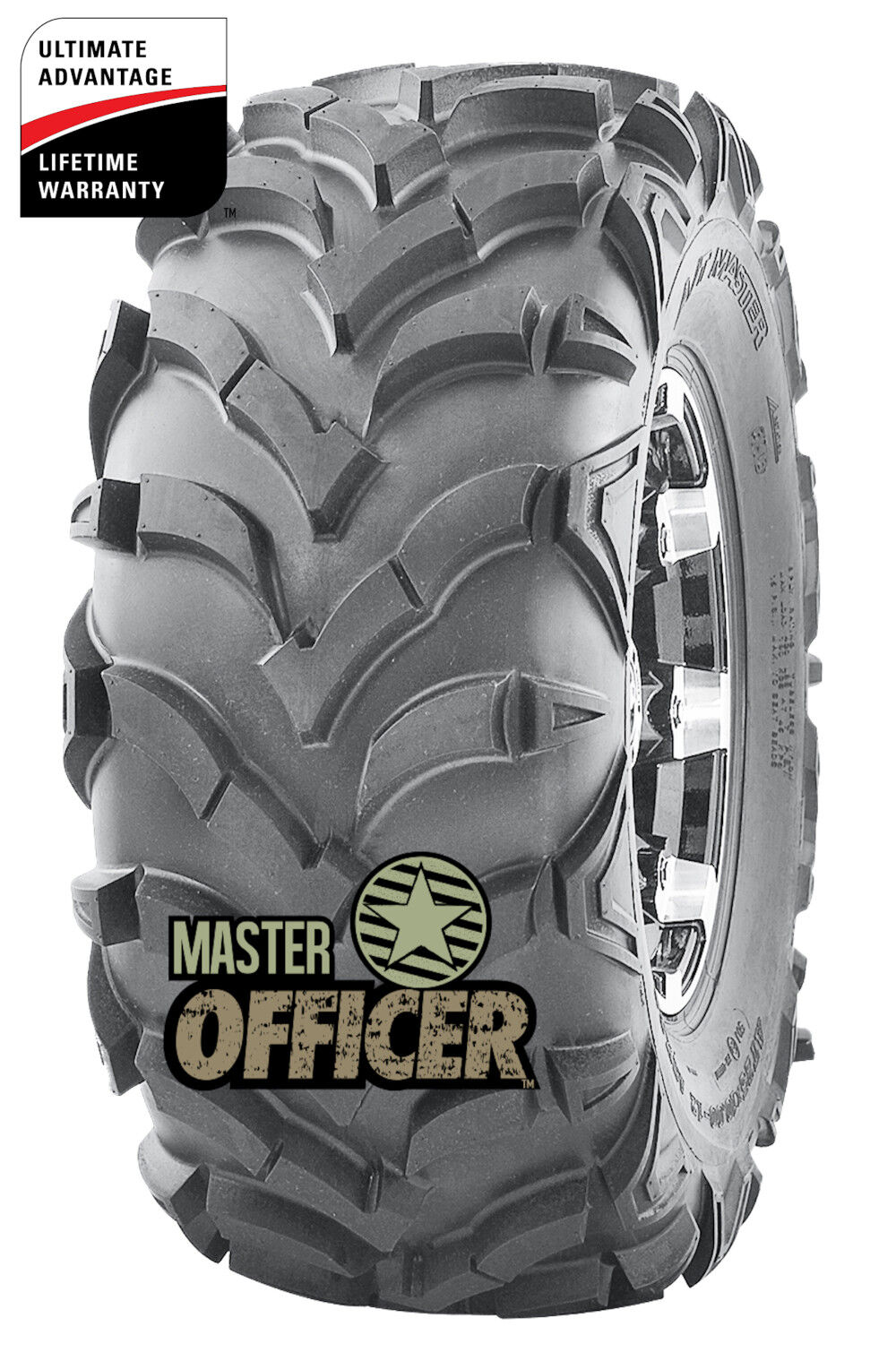 Master ATV 24x11.00-10 6P TL Officer ATV Tire (Tire Only), large image number 1