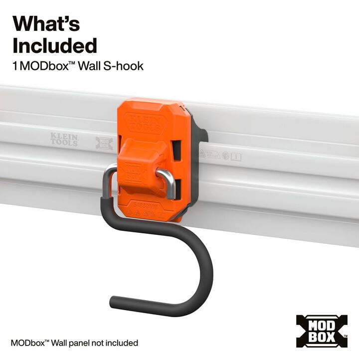 Klein Tools MODbox Wall System, S-Hook, large image number 1