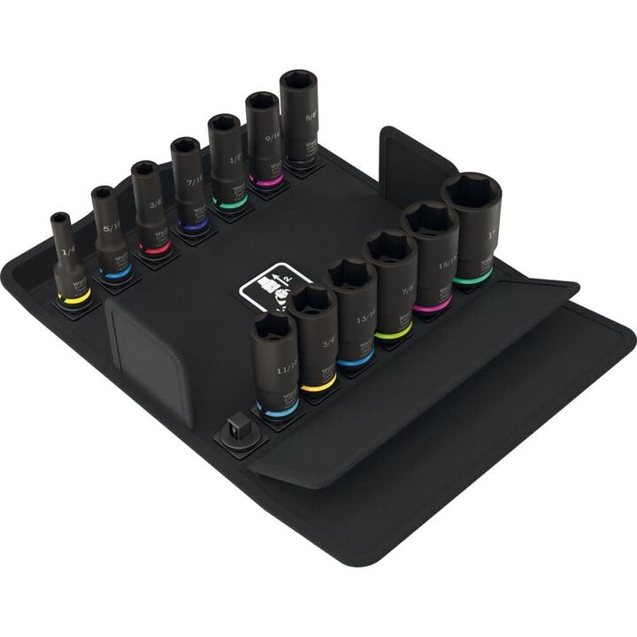 Wera Tools 8790 B Impaktor Deep Imperial Set 1, 13 Pieces
