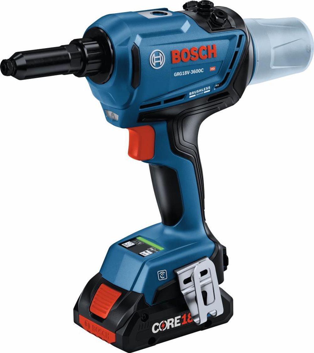 Bosch 18V Connected Rivet Tool Kit with 2ct CORE18V 4Ah Advanced Power Batteries, large image number 3