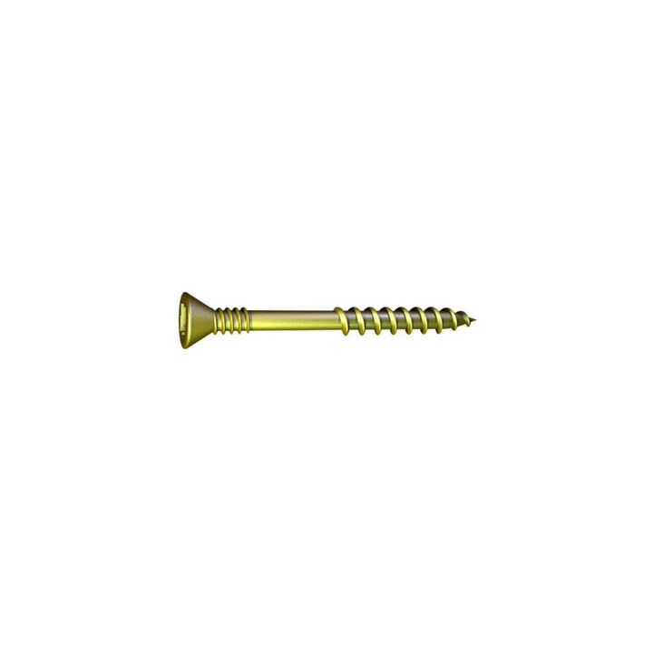Grabber Construction Products #8 x2 in. Flat Head Collated Zinc Yellow Sub Floor Screw
