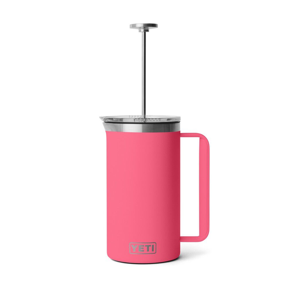 YETI 34 Oz Rambler French Press with Twist-to-Lock Lid Tropical Pink, large image number 3