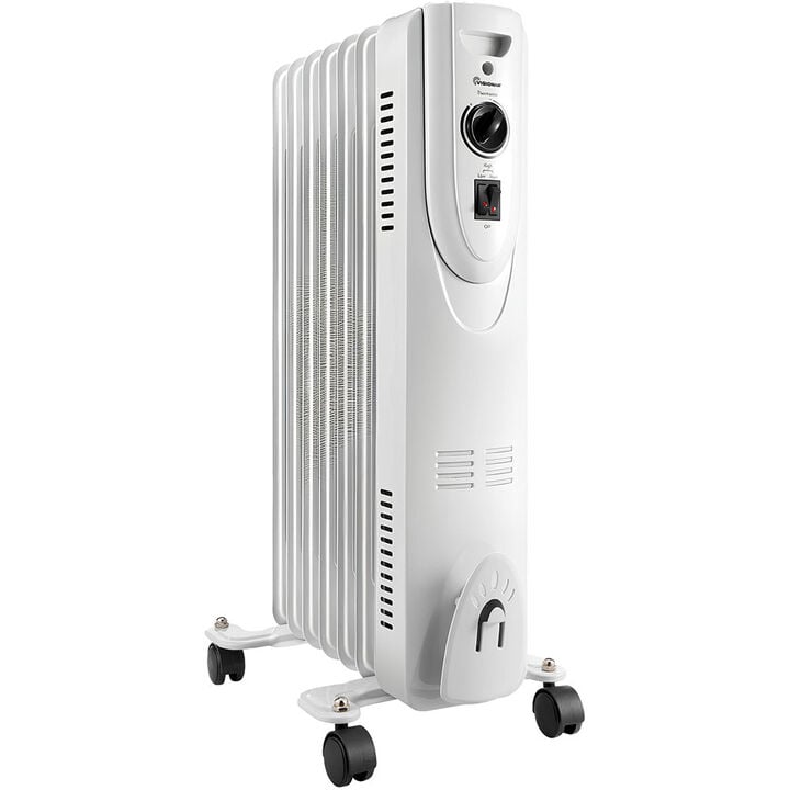 VisionAir 22 In. 600/900/1500W 5118 Btu 194 Sq-Ft. Oil-Filled Heater