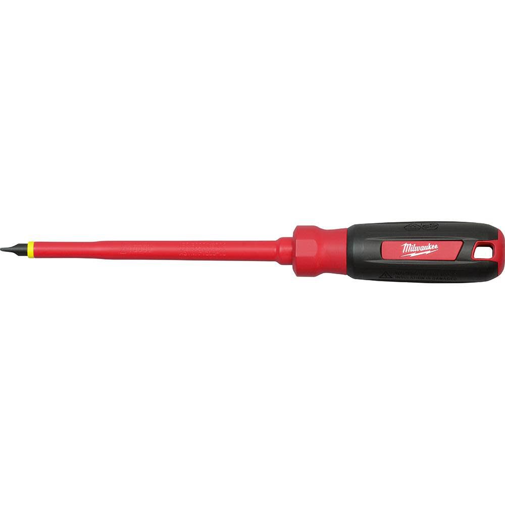 Milwaukee 1/4 in. Slotted - 6 in. 1000 V Insulated Screwdriver, large image number 7
