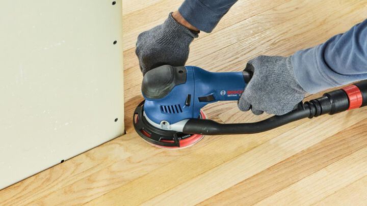 Bosch 6 Inch Dual Mode Random Orbit Sander 120 80 & 60 Grit Hook And Loop Sanding Disc Bundle, large image number 5
