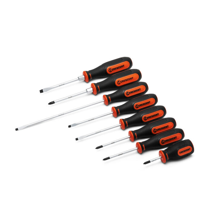 Crescent Dual Material Screwdriver Set 8pc