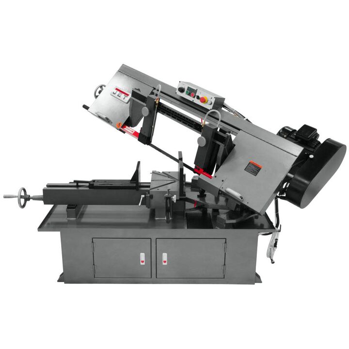JET 10 In. x 18 In. Horizontal Dual Mitering Bandsaw 2 HP 230 V 1Ph