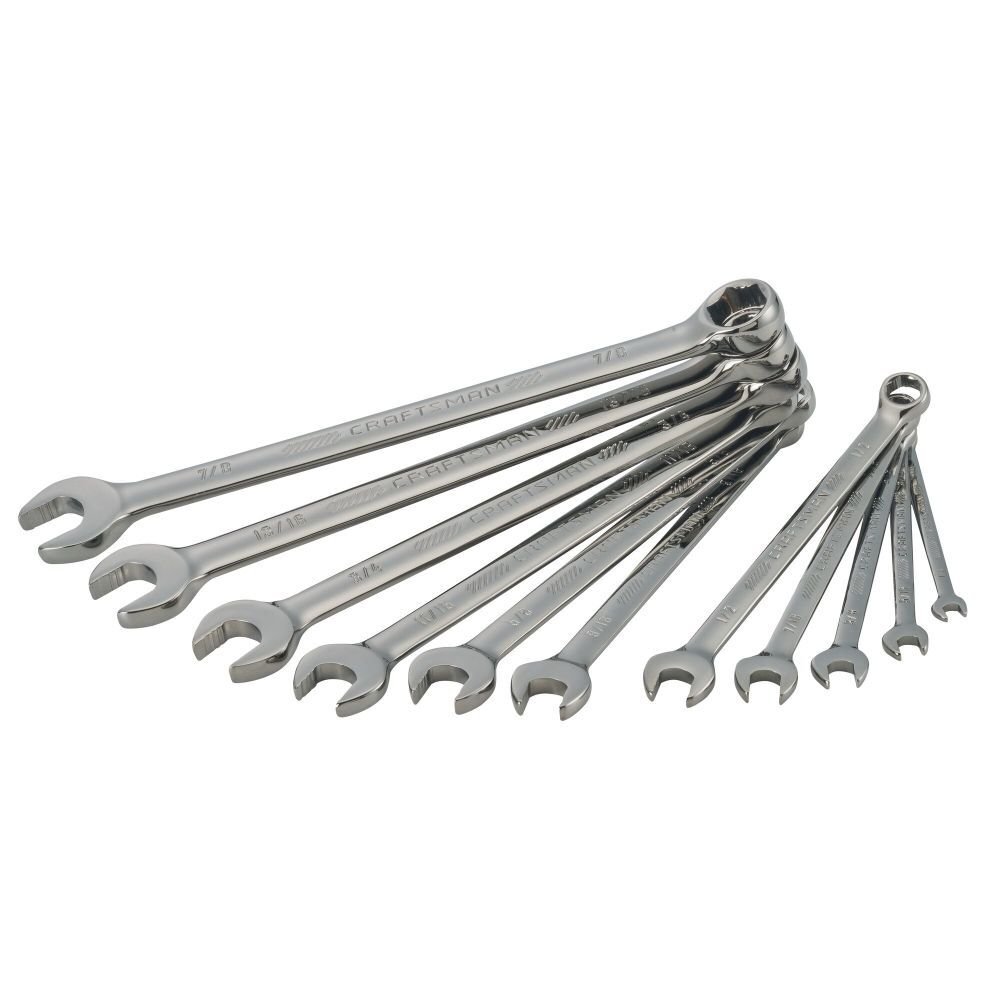 CRAFTSMAN OVERDRIVE SAE Wrench Set, 11 Piece, large image number 5