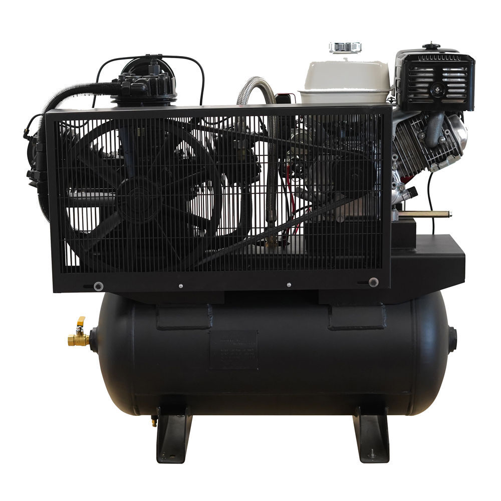 EMAX 26 CFM 30 Gallon Horizontal Air Compressor with 13HP Honda Gas Engine, large image number 5