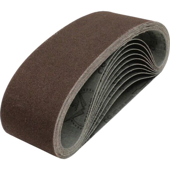 Makita 3 Inch x 21 Inch Abrasive Belt, 40 Grit, 10 Pack