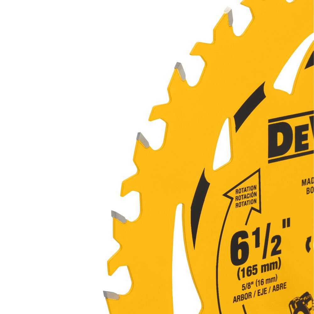 DEWALT 6-1/2 Inch 24T Circular Saw Blade, large image number 8