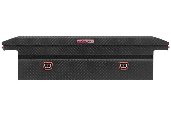 Weather Guard Saddle Box Aluminum Full Low Profile Textured Matt Black, large image number 2
