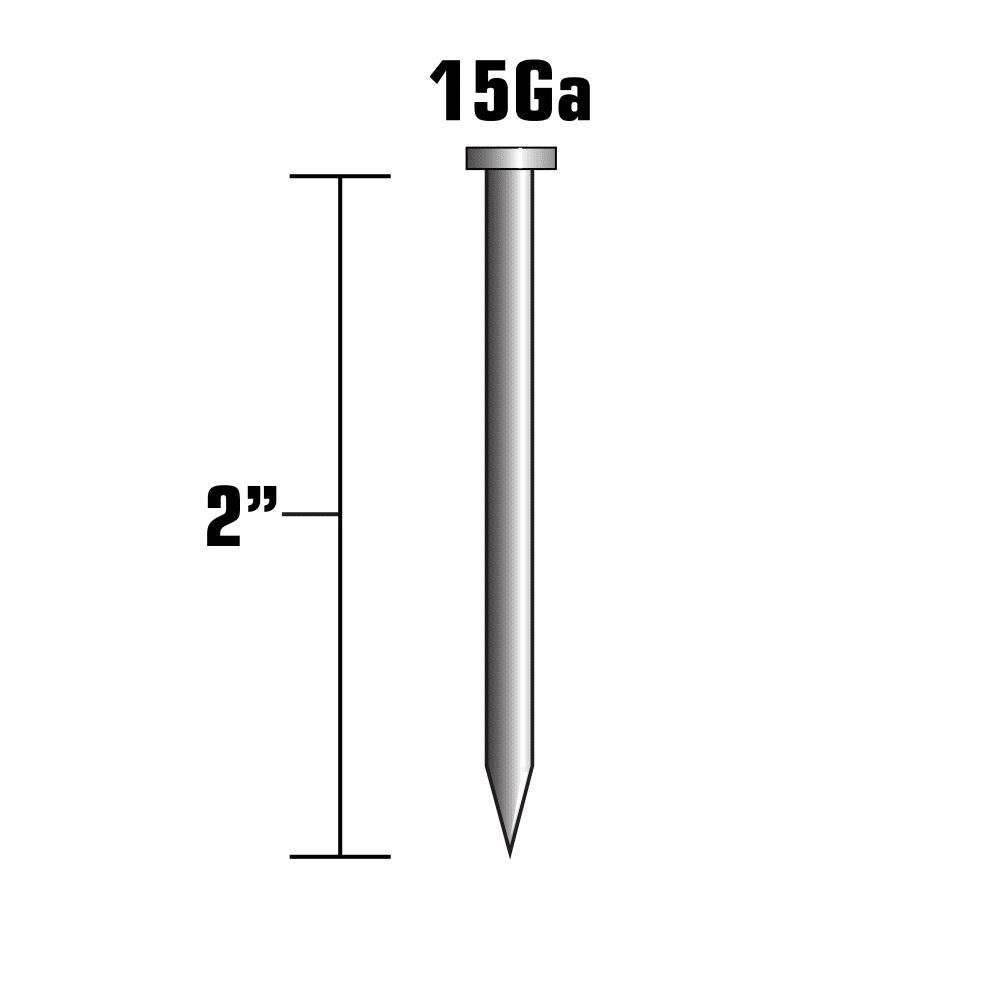 Metabo HPT Finished Nails Angled 2in 15 Gauge 4000qty, large image number 2