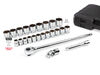 Tekton 3/4 Inch 12 Point Socket and Ratchet Set Case, 24 Pieces (3/4-2 Inch), small image number 3