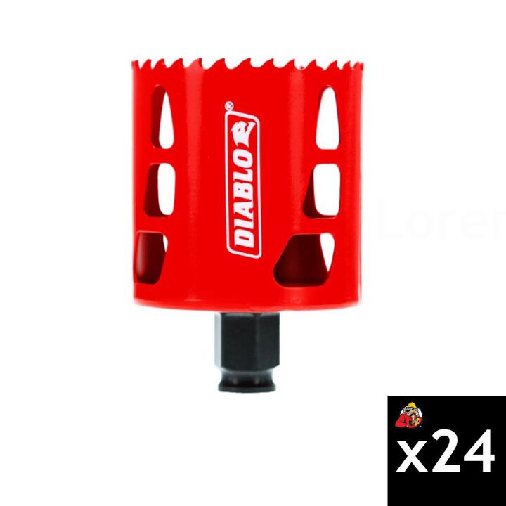 Diablo Tools 2-9/16 Inch Bi-Metal Hole Saw 24 Pieces