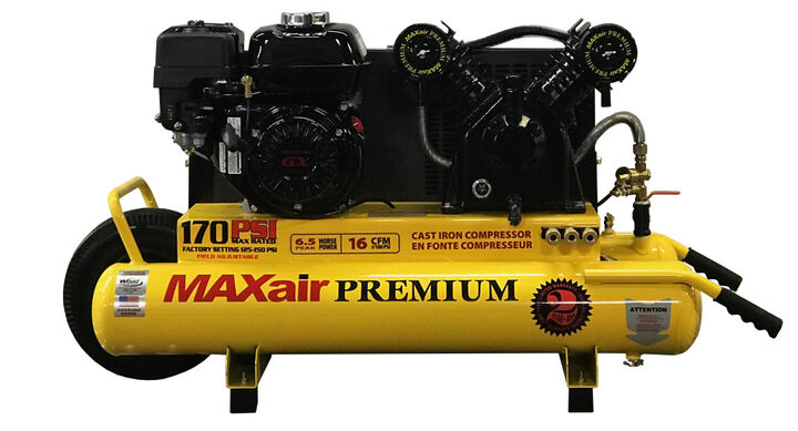 MAXair Air Compressor Twin Tank 6.5 HP