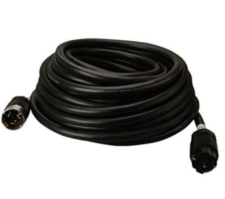 Southwire 1919 Twist Lock Generator Power Extension Cord 50 Amp 6/3 & 8/1 SEOW Black 100 Ft