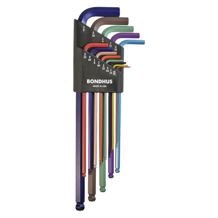 Bondhus Set 13 ColorGuard Ball End Inch