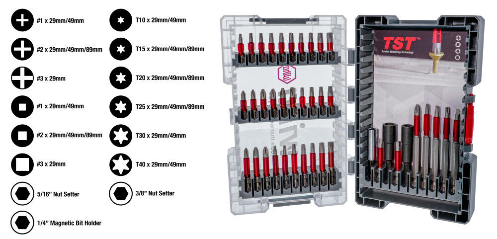 Wiha MaxxTor Impact Bit Set 40 Pieces, large image number 4